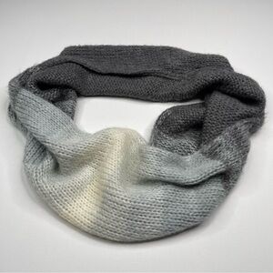 Wooden Ships Infinity Scarf Mohair Wool Grey Soft Comfy Gorp Winter Outdoor